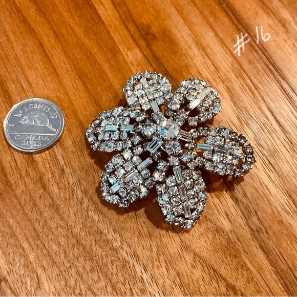 Magnifique broche en pierres du Rhin. - Picture 1 of 3